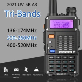 Walkie Talkie UV-5R TB Tri Band